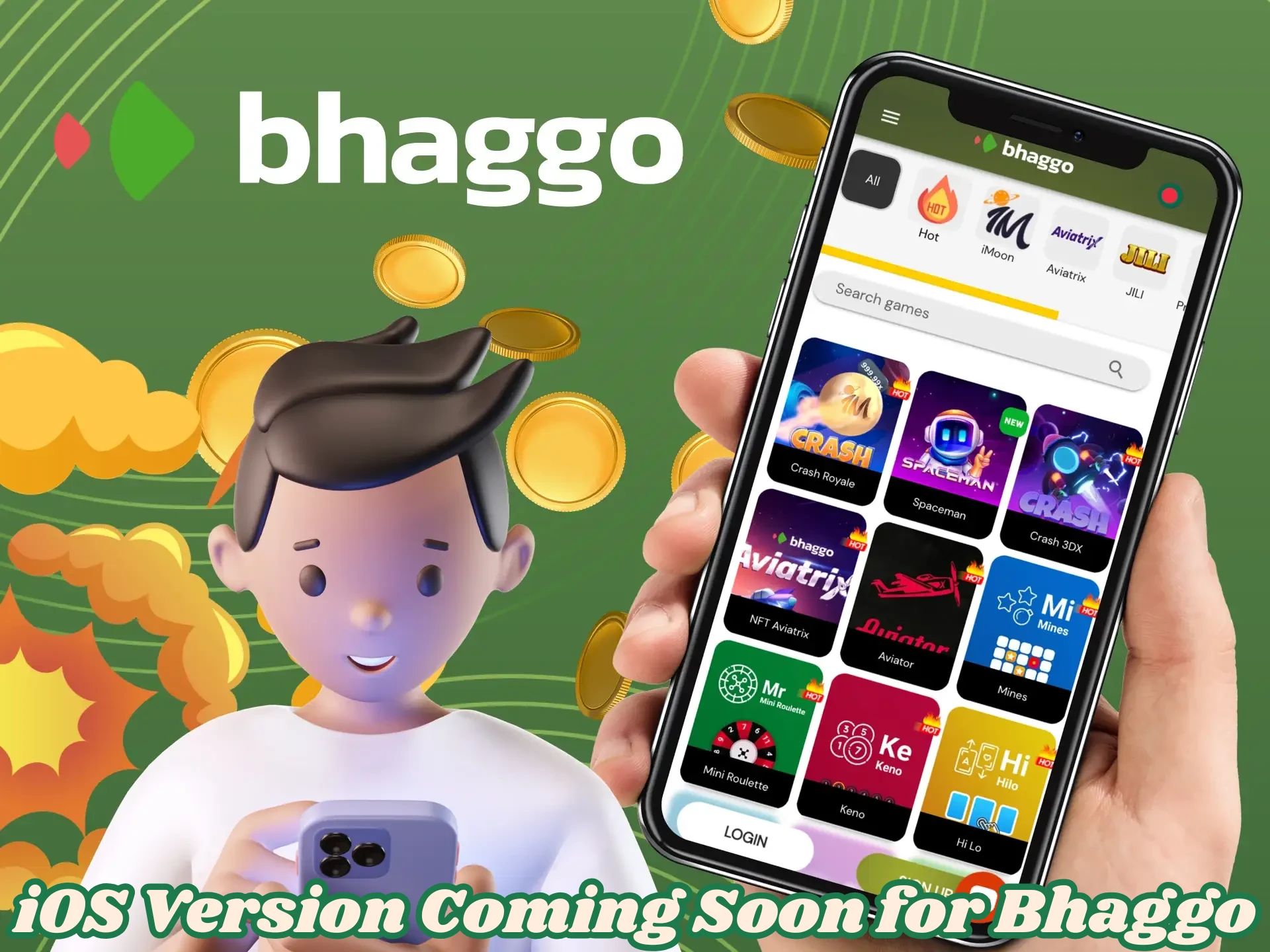 iOS Version Coming Soon for Bhaggo
